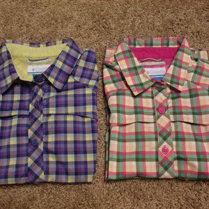 LOT OF 2 Columbia Girls Tops